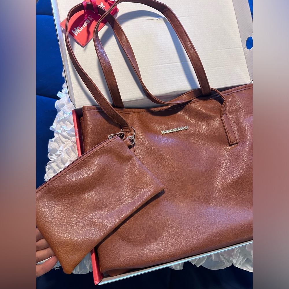 MONTANAWEST • Cognac Women’s 2 Piece Tote • Med •